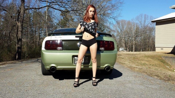 Karli Perry for ShockerRacingGirls with a Mustang GT_4