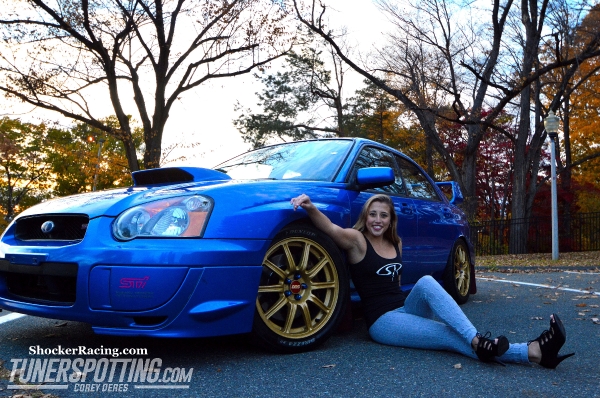 Morgan Kitzmiller with a Subaru WRX STI photos by Corey Deres_3