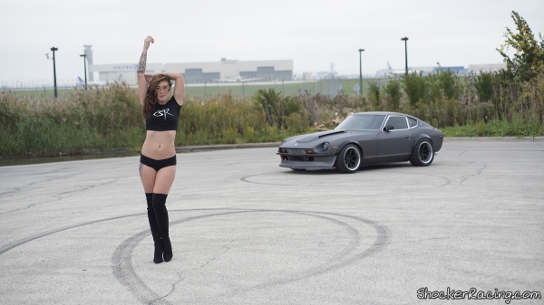 Chloe Harris with a 1976 Datsun 280Z_4