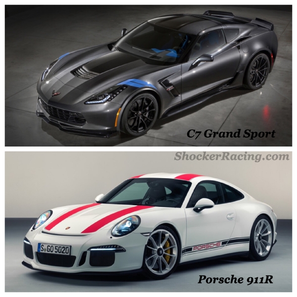 Porsche 911R vs C7 Corvette Grand Sport announced at Geneva_1