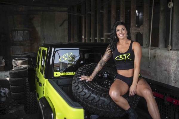 Lex Virella for ShockerRacing Girls with the Neon Gladiator JT