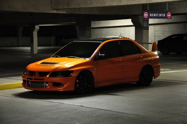 Matts Lamborghini Orange Evo