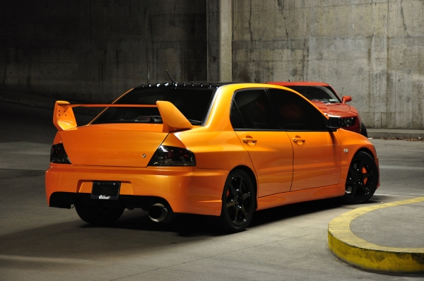 Matts Lambo Orange Evo VIII