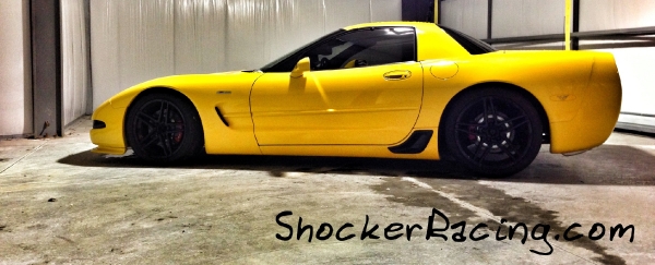 Toms Corvette in a Hanger at the Half Mile Shootout_2