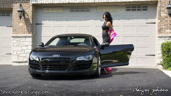 Angela Angelovska with Turks Audi R8 and Mooks Toyota Supra_2