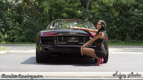 Angela Angelovska with Turks Audi R8 and Mooks Toyota Supra_9