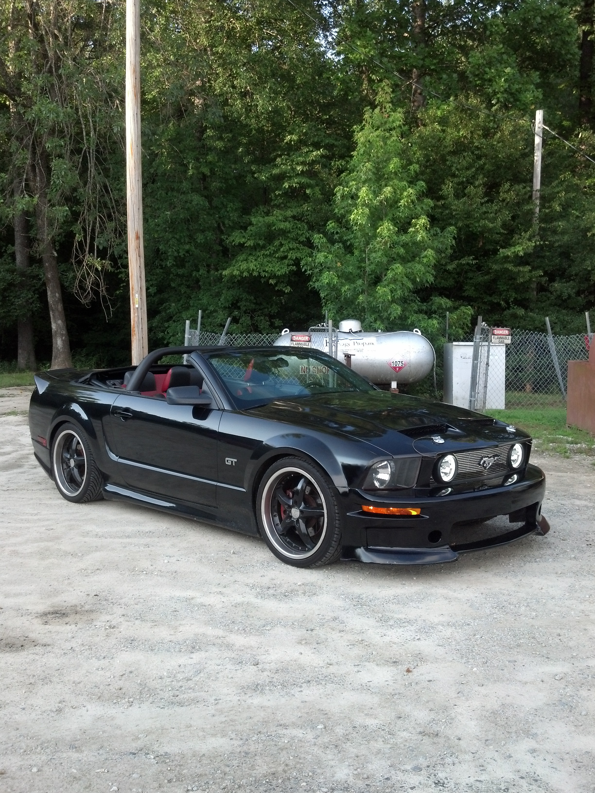 Taylor Sloan with her 2005 Ford Mustang GT Convertible