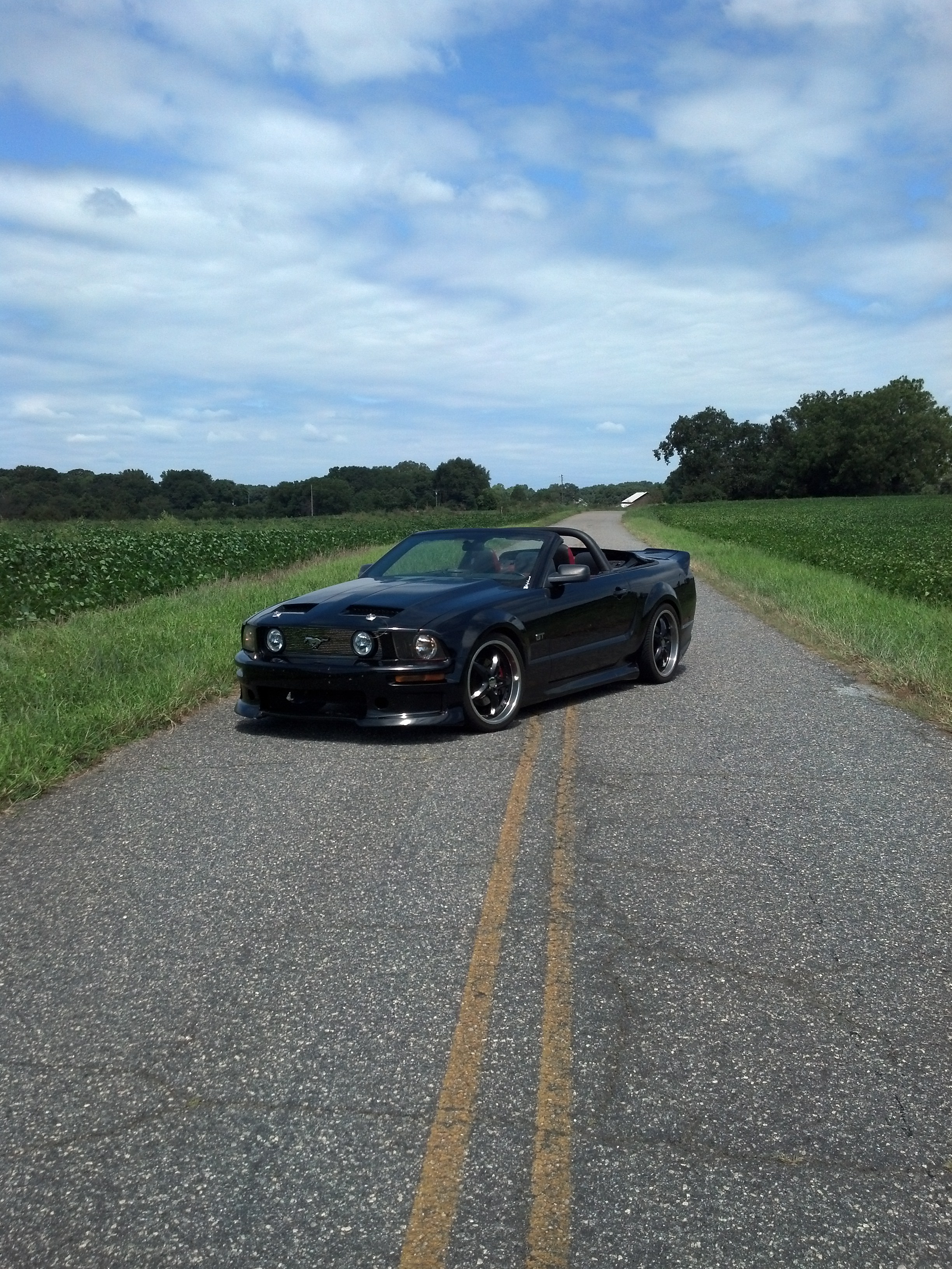 Taylor Sloan with her 2005 Ford Mustang GT Convertible