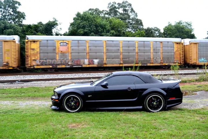 Taylor Sloan with her 2005 Ford Mustang GT Convertible