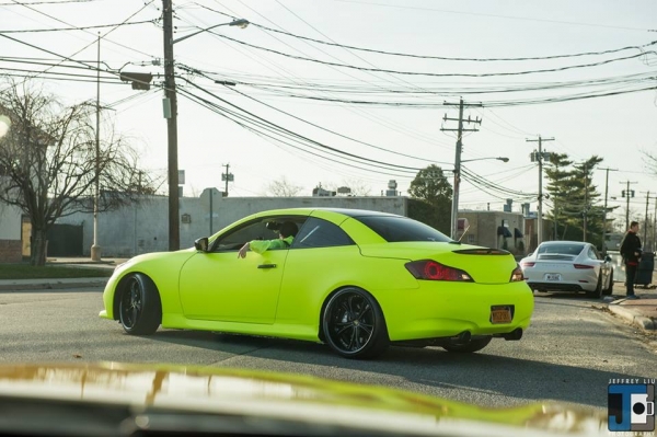 Hi Liter Yellow Wrapped Infiniti G37_6