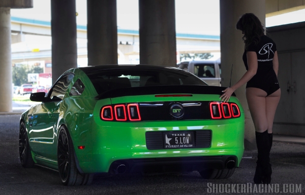 Jessica with photos by Lane Lewis with his 2013 Mustang GT _4