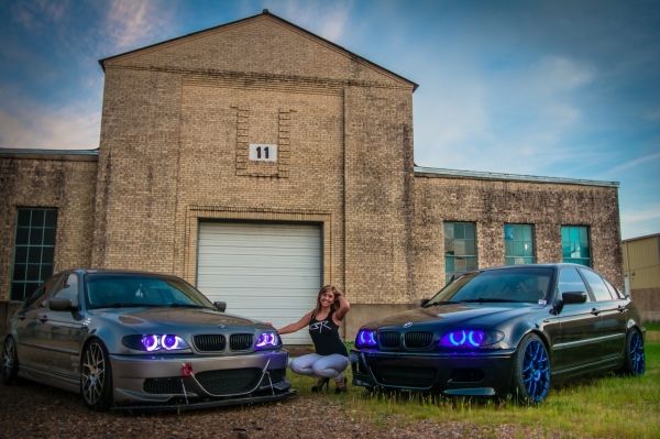 Allison Hoffmann with her BMW 325i_1