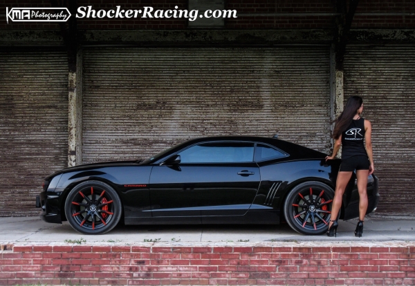 Kristen Benavides with her Survivor Camaro SS for ShockerRacingGirls_10