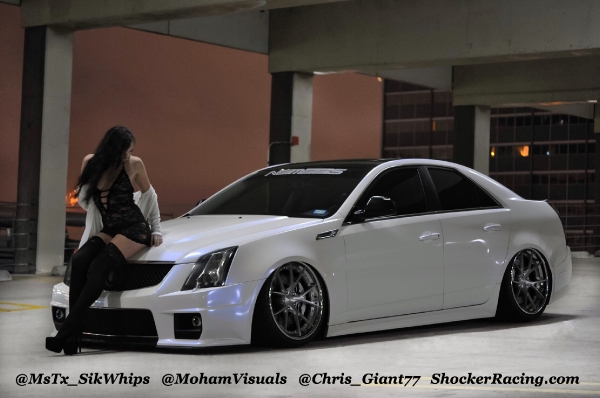 Ashley Cunningham with a CTS-V photos by @MohamVisuals