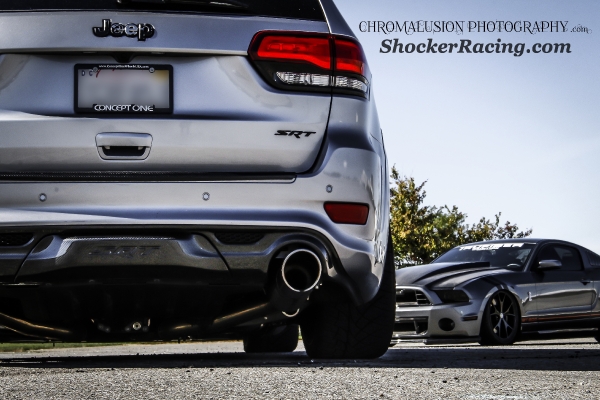 Chromalusion Photography shoot with Ryan Horne's Shelby GT500 and Jeep SRT