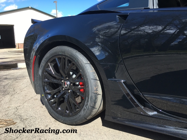 C7Z06 with 19"x12" C7Z06Owners.com Replica Wheels and 345/30/19 Nitto NT05R Drag Radials
