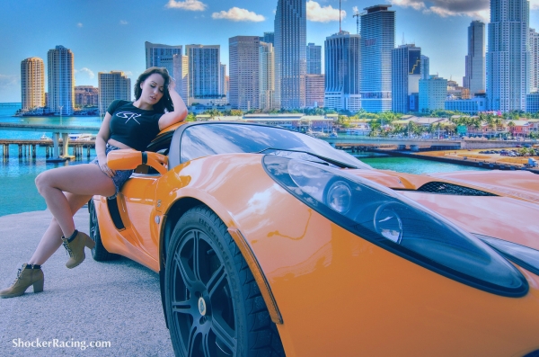 Bex Russ with a Lotus Exige and a Camaro with photos by Dave Warner_10