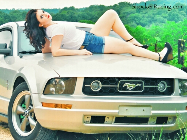 Allison Robbins with her Mustang_5