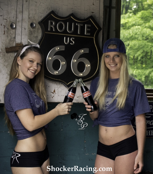 Nicole and Morgan for ShockerRacingGirls