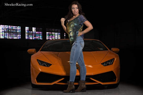 Bex Russ for ShockerRacingGirls with a Bentley and Lambo_8