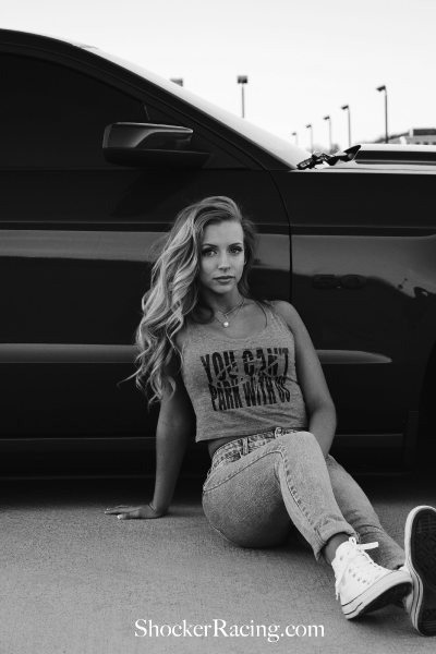 Merihazel Walters with her 2013 Ford Mustang for ShockerRacingGirls_3