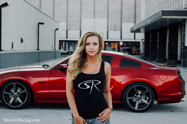 Merihazel Walters with her 2013 Ford Mustang for ShockerRacingGirls_10