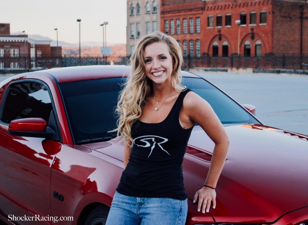 Merihazel Walters with her 2013 Ford Mustang for ShockerRacingGirls_3