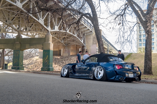 Stanced BMW Z4 Deep Dish Wheels