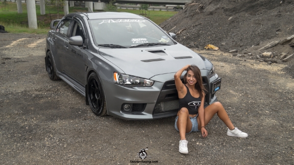 Tricia Martinez for ShockerRacingGirls with an EVO