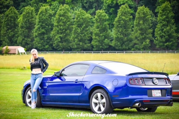 Samantha Potter with her Shelby GT500