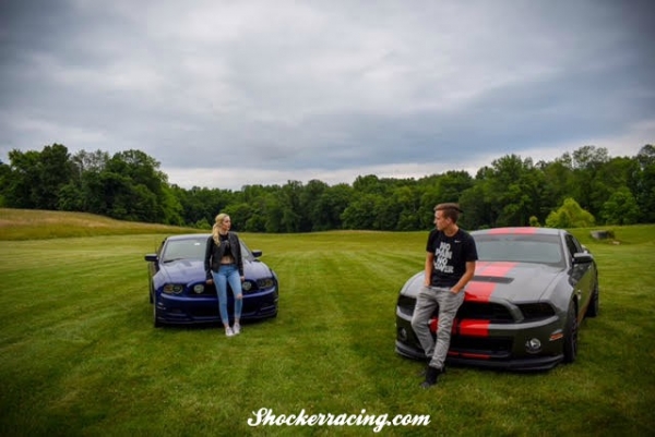 Samantha Potter with her Shelby GT500