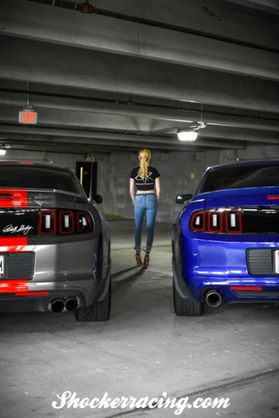 Samantha Potter with her Shelby GT500