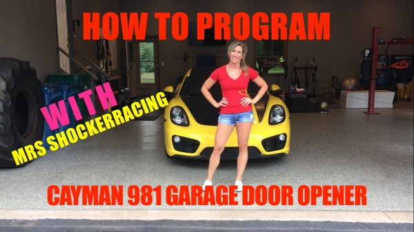 How to program a Porsche Cayman Garage Door Opener