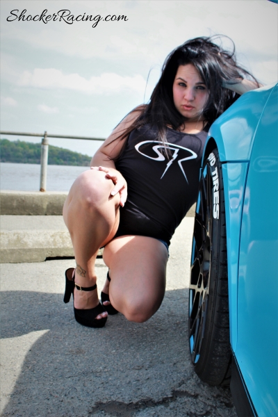 Alex Stone with an Audi R8 for ShockerRacingGirls