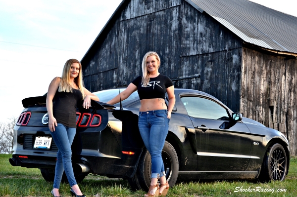 Jennifer Combs and her Sister Jordan for ShockerRacing Girls