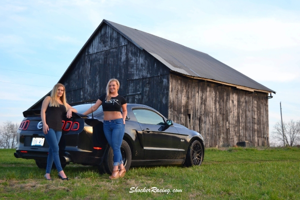 Jennifer Combs and her Sister Jordan for ShockerRacing Girls