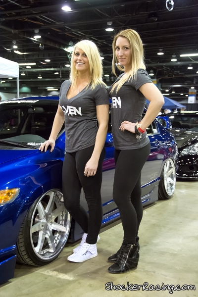 Wercia at the 7Ven Designs booth at Tuner Galleria 2015
