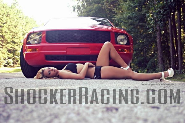 Kassie Harner with a Mustang - Photo by Lauren Tubbs