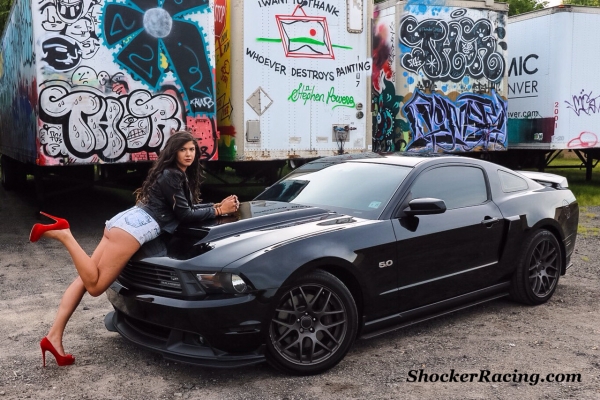 Alex Owen with a 2011 Ford Mustang GT