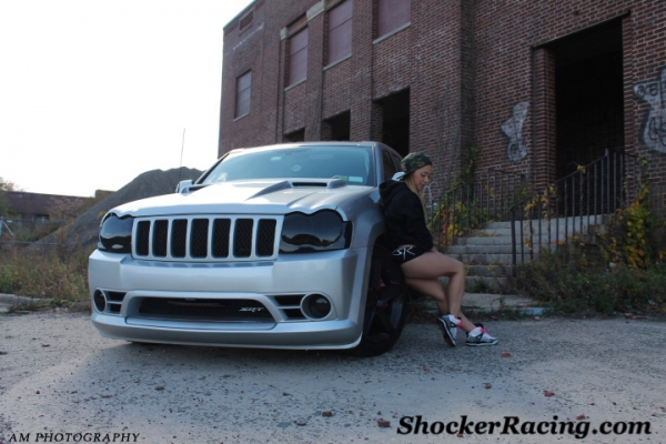 Natasha Tyrrell with her Jeep SRT8_2