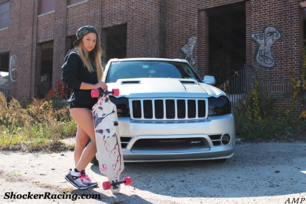 Natasha Tyrrell with her Jeep SRT8_9