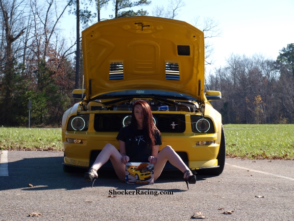 Harley Kirby with Donald Eley's 2005 Mustang GT