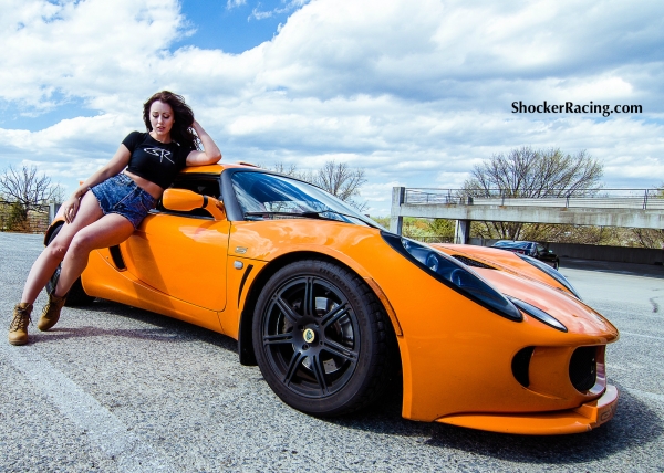 Bex Russ with a Lotus Exige and a Camaro with photos by Dave Warner_6