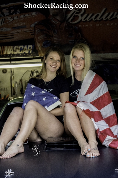 Nicole and Morgan for ShockerRacingGirls