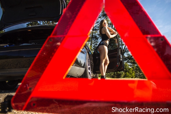 Zelanna Sessions with her Audi A4 for ShockerRacingGirls