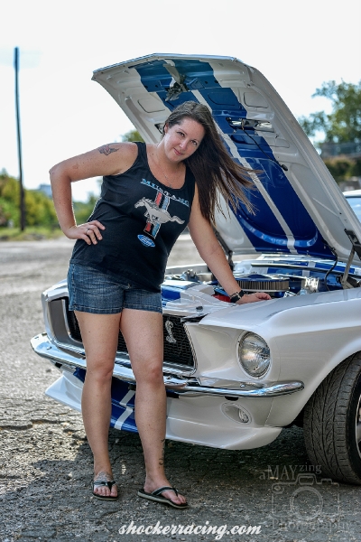 Bex Russ with TIffany Dockerys 1968 Shelby Mustang_5