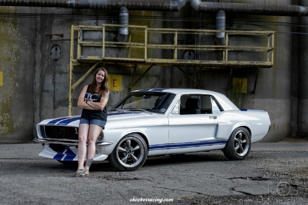 Bex Russ with TIffany Dockerys 1968 Shelby Mustang_6