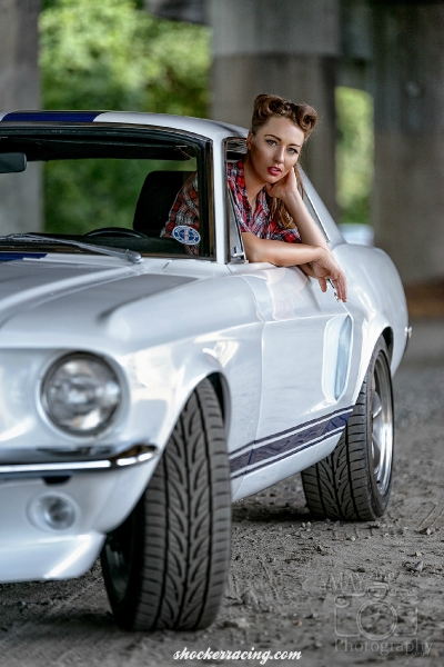 Bex Russ with TIffany Dockerys 1968 Shelby Mustang_2