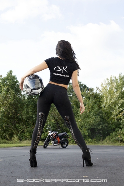 Bex Russ with a KTM Duke for her Birthday 2019