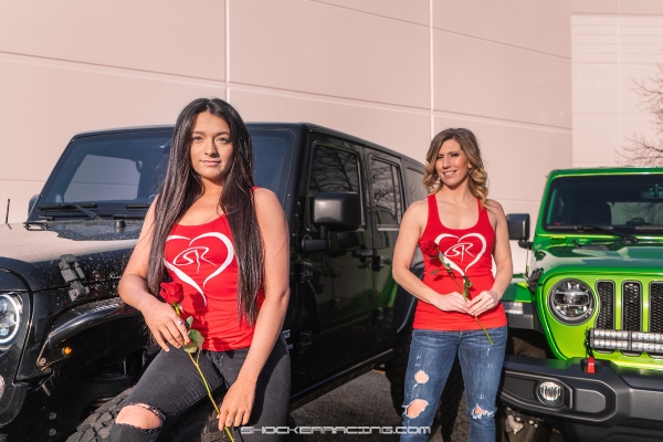 Jeep Girls - Kim, Kelsey Jackson, and Cora Nakos